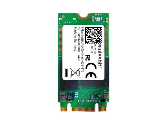 Industrial M.2 SATA SSD X-78m2 (2242) 80 GB 3D PSLC Flash