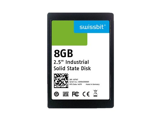 Industrial SATA SSD 2.5" X-600 8 GB SLC Flash 