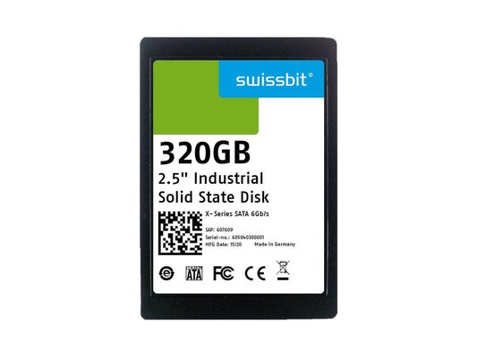 Industrial SATA SSD 2.5" X-76 320 GB 3D PSLC Flash 