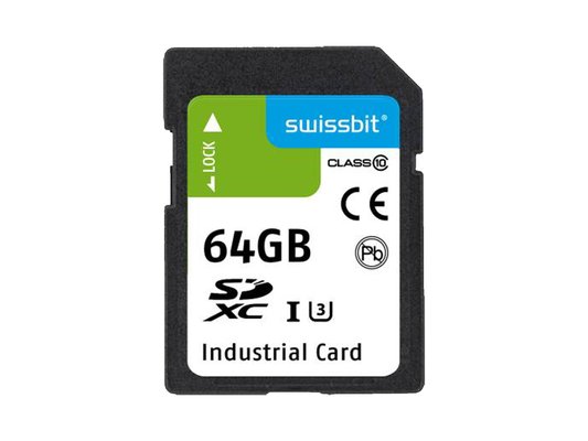 Industrial SD Card S-55 64 GB 3D TLC Flash 