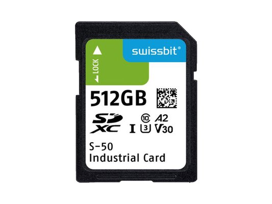 Industrial SD Card S-50 512 GB 3D TLC Flash 